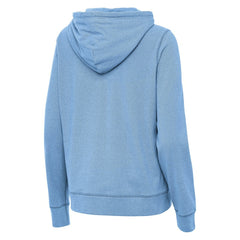 Chicago Cubs Antigua Women's Alternate Logo Justice Pullover Hoodie Heather Powder Blue