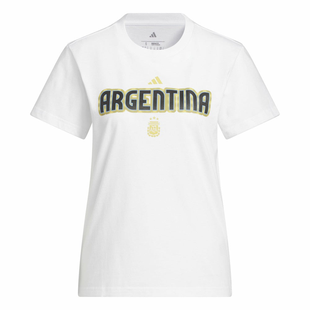 Argentina National Team Women's Jersey Hook T-Shirt - White cheap