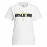 Argentina National Team Women's Jersey Hook T-Shirt - White cheap