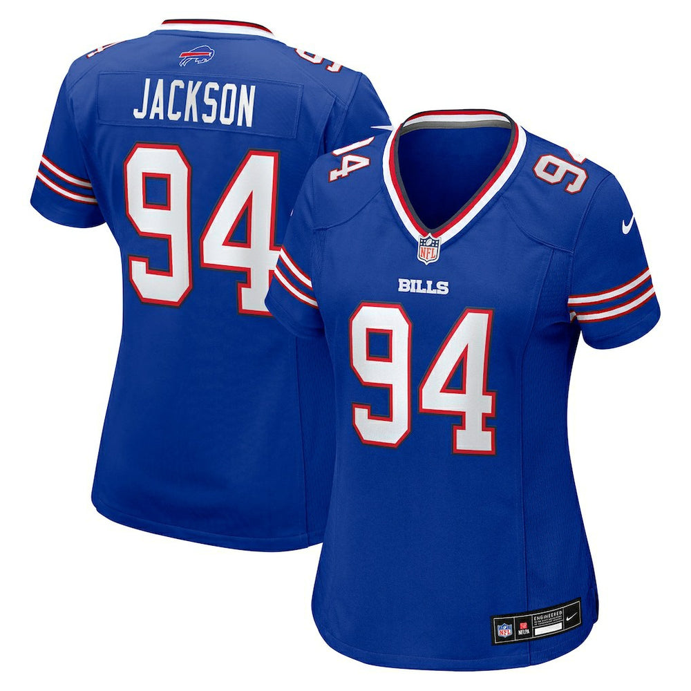 Landon Jackson Buffalo Bills Women's Team Game Jersey - Royal for sale