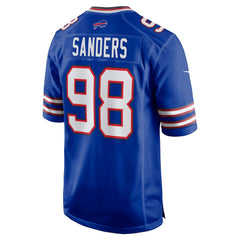 T.J. Sanders Buffalo Bills Team Game Jersey - Royal for sale