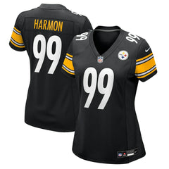 Derrick Harmon Pittsburgh Steelers Women's Team Game Jersey - Black sale