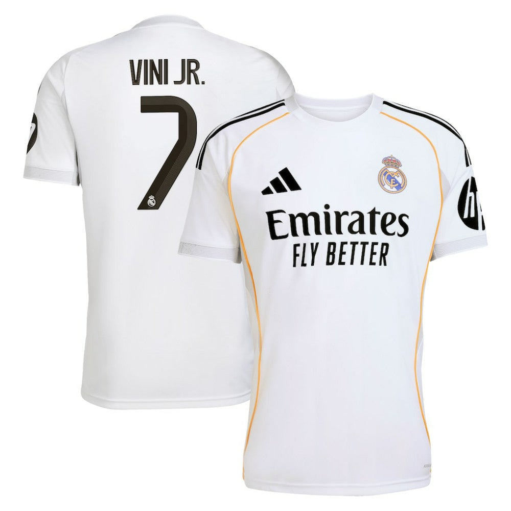 Vini Jr. Real Madrid 2025/26 Home Replica Jersey - White online