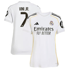 Vini Jr. Real Madrid Women's 2025/26 Home Replica Jersey - White on sale