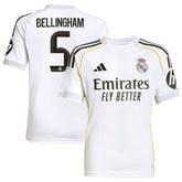 Jude Bellingham Real Madrid Youth 2025/26 Home Replica Jersey - White for sale