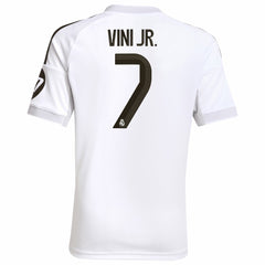 Vini Jr. Real Madrid Youth 2025/26 Home Replica Jersey - White online