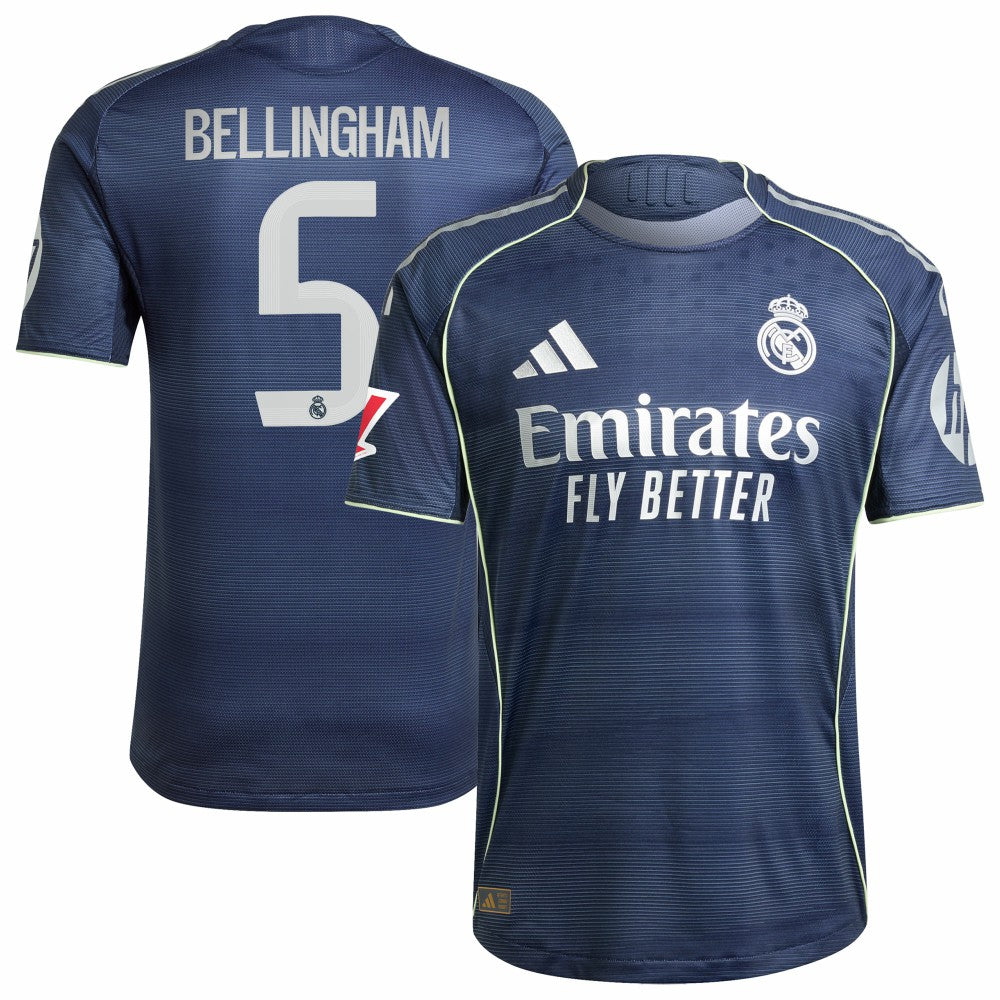 Jude Bellingham Real Madrid 2025/26 Away Player Jersey - Blue outlet