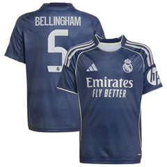 Jude Bellingham Real Madrid Youth 2025/26 Away Replica Player Jersey - Blue online