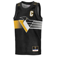 Mario Lemieux Pittsburgh Penguins Mitchell & Ness Youth Maxxed Out Fashion Basketball Jersey - Black Jerseys