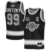 Wayne Gretzky Los Angeles Kings Mitchell & Ness Youth Maxxed Out Fashion Basketball Jersey - Black Jerseys