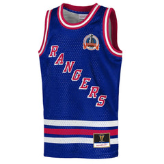 Mark Messier New York Rangers Mitchell & Ness Youth Maxxed Out Fashion Basketball Jersey - Blue Jerseys