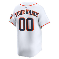 Houston Astros Youth Home Custom Limited Jersey White
