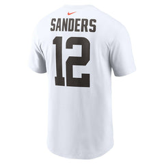 Shedeur Sanders Cleveland Browns 2025 NFL Draft Name & Number T-Shirt - White outlet