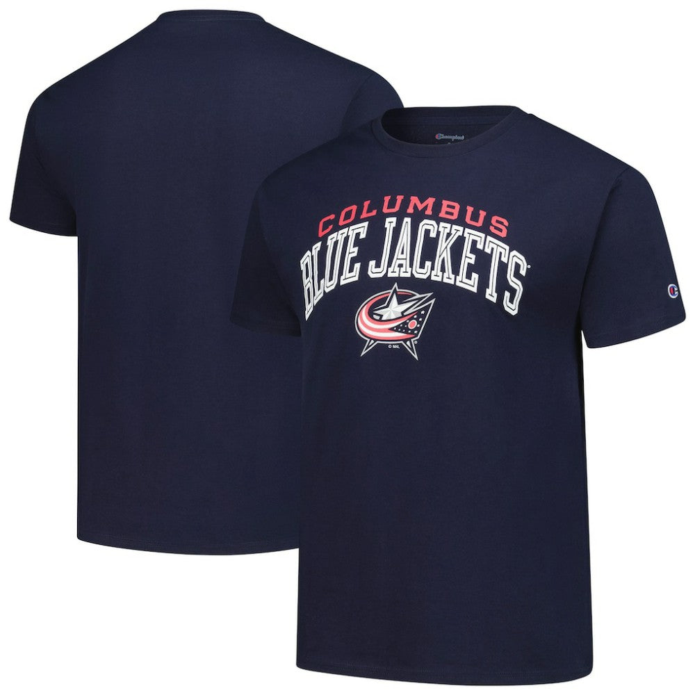 Columbus Blue Jackets Champion Primary Logo T-Shirt - Navy T-shirts