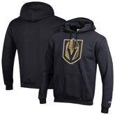 Vegas Golden Knights Champion Primary Logo 1-Hit Pullover Hoodie - Black Hoodies