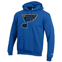 St. Louis Blues Champion Primary Logo 1-Hit Pullover Hoodie - Blue Hoodies