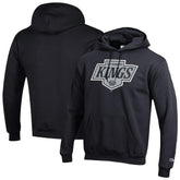 Los Angeles Kings Champion Primary Logo 1-Hit Pullover Hoodie - Black Hoodies