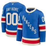 New York Rangers Fanatics Centennial Premium Custom Jersey - Blue Jerseys