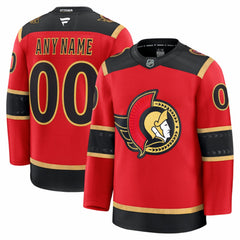 Ottawa Senators Fanatics Alternate Custom Premium Jersey - Red Jerseys