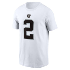 Ashton Jeanty Las Vegas Raiders Name & Number T-Shirt - White on sale