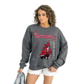 Tampa Bay Buccaneers Gameday Couture Women's Ready to Rumble Premium Fleece Pullover Sweatshirt - Gray sale