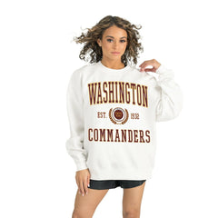 Washington Commanders Gameday Couture Women's Timeless Triumph Premium Fleece Pullover Sweatshirt - White outlet