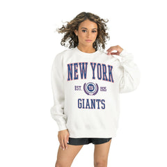 New York Giants Gameday Couture Women's Timeless Triumph Premium Fleece Pullover Sweatshirt - White cheap