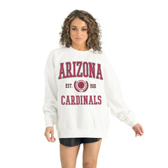 Arizona Cardinals Gameday Couture Women's Timeless Triumph Premium Fleece Pullover Sweatshirt - White discount