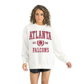Atlanta Falcons Gameday Couture Women's Timeless Triumph Premium Fleece Pullover Sweatshirt - White on sale