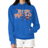 New York Mets Starter Women's Fireworks Fleece Tri-Blend Pullover Hoodie Royal