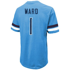 Cam Ward Tennessee Titans Majestic Threads 2025 NFL Draft First Round Pick Oversized T-Shirt - Light Blue online