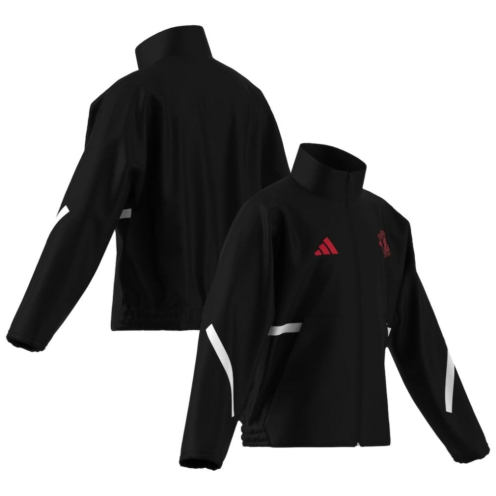 Manchester United Youth 2025/26 Club Anthem Full-Zip Jacket - Black for sale