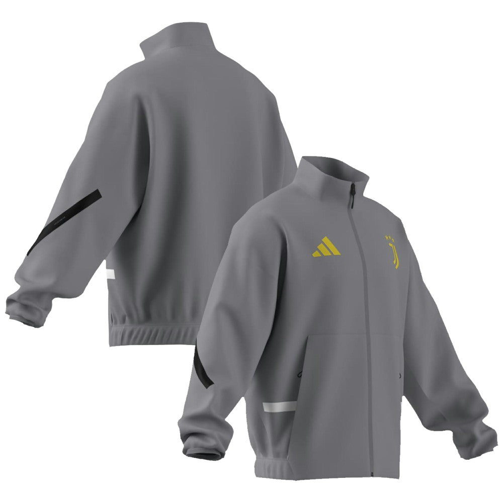 Juventus 2025/26 Club Anthem Full-Zip Jacket - Gray outlet