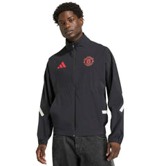 Manchester United 2025/26 Club Anthem Full-Zip Jacket - Black on sale