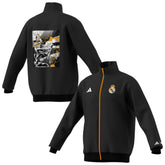 Real Madrid x Marvel Youth Track Jacket Discount - Black