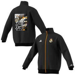 Real Madrid x Marvel Youth Track Jacket Discount - Black