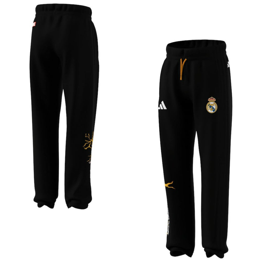 Real Madrid x Marvel Youth Track Pants - Black for sale