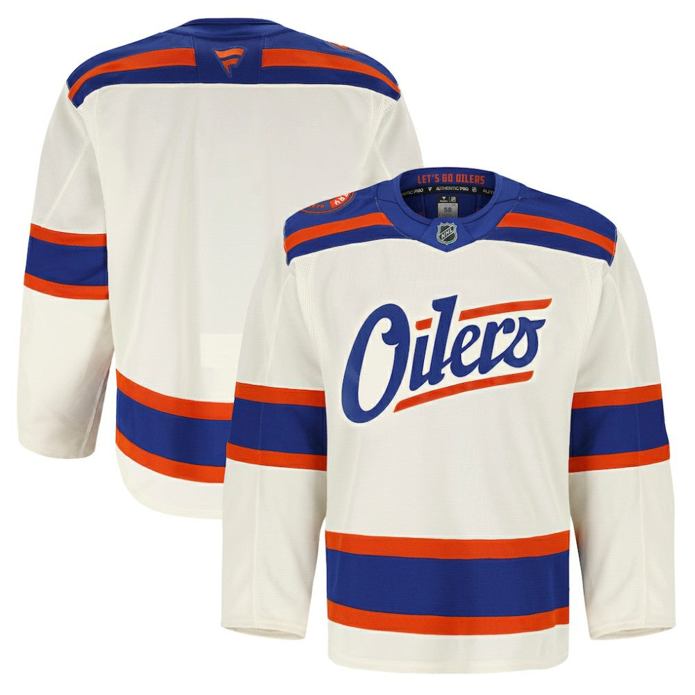 Edmonton Oilers Fanatics Alternate Authentic Pro Jersey - Light Beige Jerseys