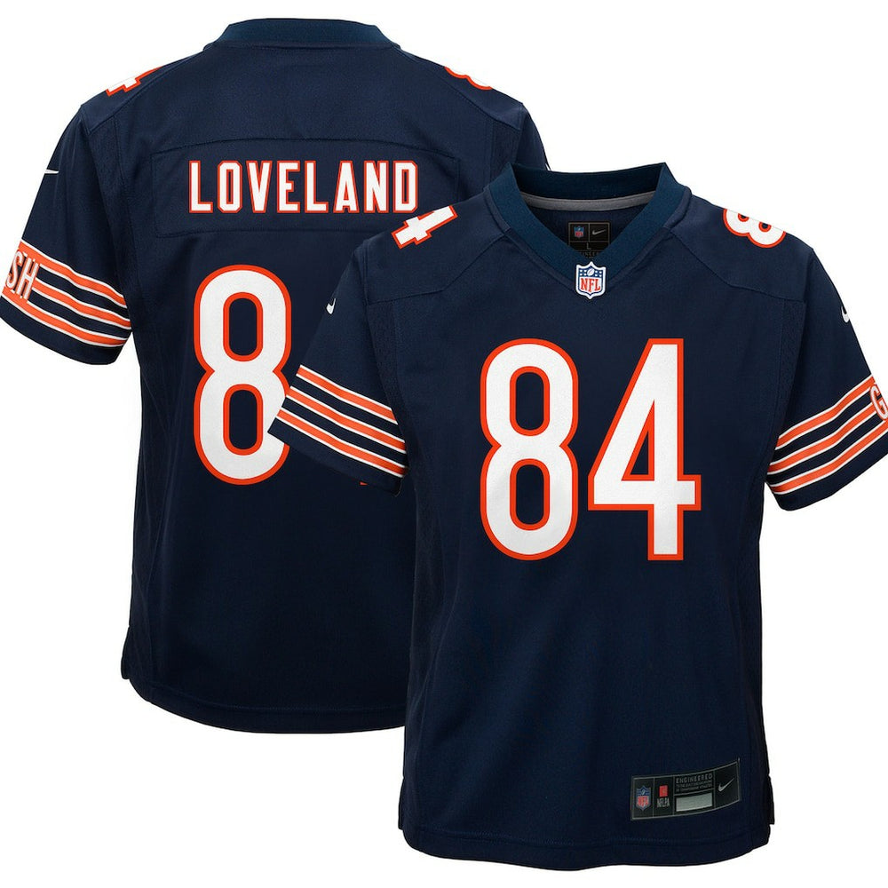 Colston Loveland Chicago Bears Youth Game Jersey - Navy outlet
