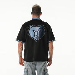 Memphis Grizzlies The Wild Collective Unisex Mesh Full-Zip T-Shirt - Black for sale