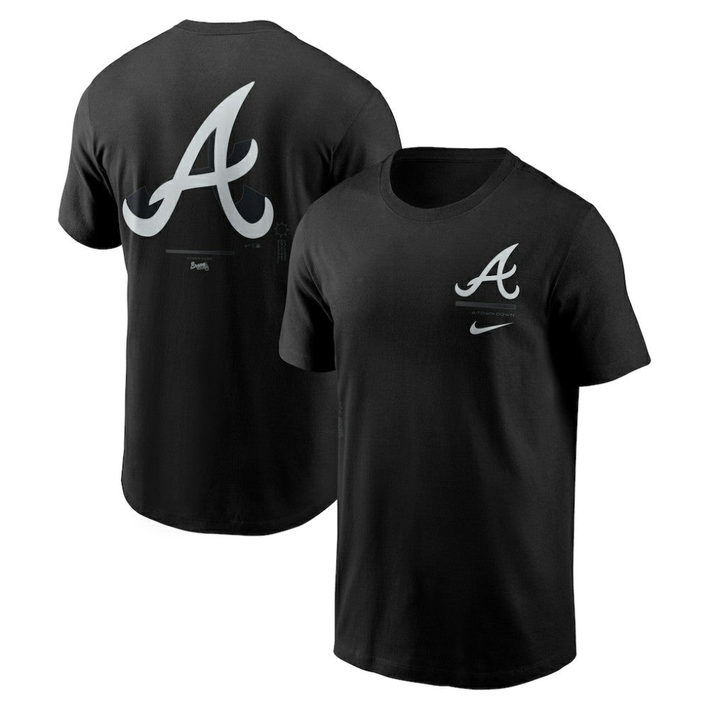 Atlanta Braves Bar Loading T-Shirt Black