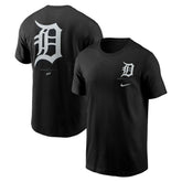 Detroit Tigers Bar Loading T-Shirt Black