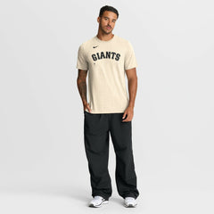 San Francisco Giants Wordmark Tri-Blend T-Shirt Natural