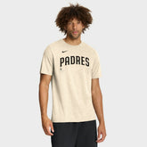 San Diego Padres Wordmark Tri-Blend T-Shirt Natural