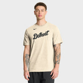 Detroit Tigers Wordmark Tri-Blend T-Shirt Natural