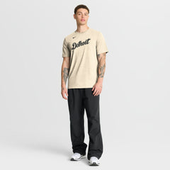 Detroit Tigers Wordmark Tri-Blend T-Shirt Natural