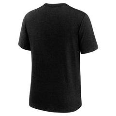 Boston Red Sox Wordmark Tri-Blend T-Shirt Heather Black