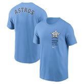 Houston Astros Record Shattered T-Shirt Light Blue