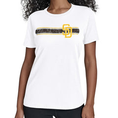 San Diego Padres Starter Women's Team Stripe T-Shirt White