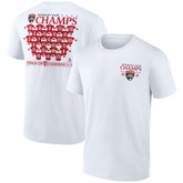Florida Panthers Fanatics 2025 Stanley Cup Champions Jersey Roster T-Shirt - White T-shirts